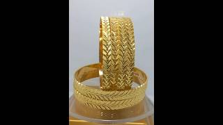 Gold Bangles Designs 2023 With Weight And Price / Lightweight  Dailywear Gold Bangles #gold #bangles