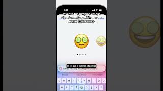 Crea EMOJIS que te imagines en iPhone con Apple Intelligence: Genmojis