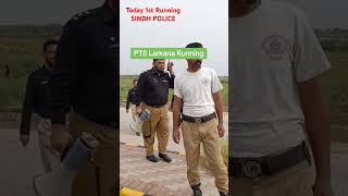 Today 1 st running Larkana #sindh_police #physical