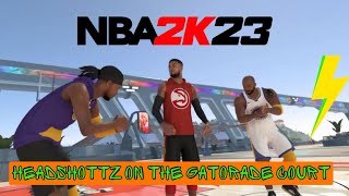 NBA 2K23 Park Gameplay | High Times on the Gatorade Court