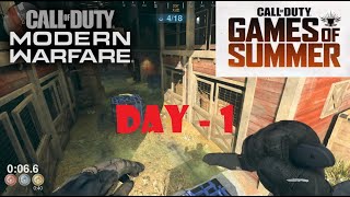 콜오브듀티 모던워페어_게임즈 오브 서머 1일차_CODMW_Games of Summer_Day1