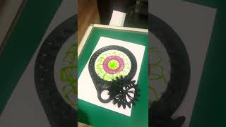 Spirograph spirograf baskısı