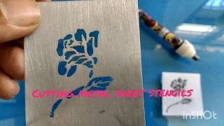 Making aluminium sheet metal stencils