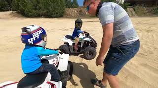 Yamaha Raptor 50 Crash