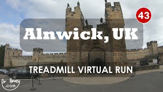 Treadmill Virtual Run 43: Alnwick, Northumberland, UK