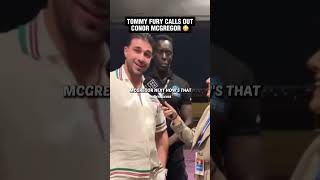 Tommy Fury calls out Conor McGregor 😳 #tommyfury #conormcgregor #trending #shorts