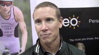 2011 Boston Marathon 5K: Pro ITU triathlete Jarrod Shoemaker Interiew