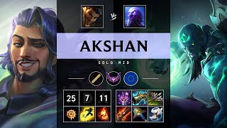 Akshan Mid vs Ryze: Legendary - EUW Master Patch 14.19