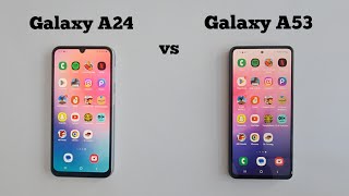 Galaxy A24 vs Galaxy A53 Speed Test || Speed Comparison