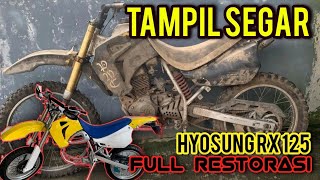 🔴 ‼️RESTOMOD FULL HYOSUNG RX 125 KITA BIKiN MUDA LAGI