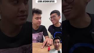 cobalt jatuhin botol #experiment #sulap #challenge #sulapmudah #tutorial #tricksulap #magic