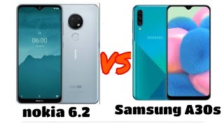 Samsung galaxy A30s vs Nokia 6.2 | design, camera, performance, and more comparison