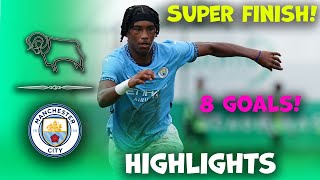 Man City u18 vs Derby County u18 | u18 Premier League | Highlights 09-11-2024