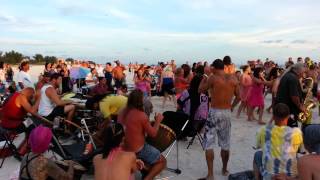 Drum circle. Treasure island Florida