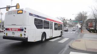 SEPTA 2019 New Flyer XDE40 Xcelsior #3310 at Broad and Godfrey