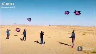 flying 4 patang at one time | kite festival