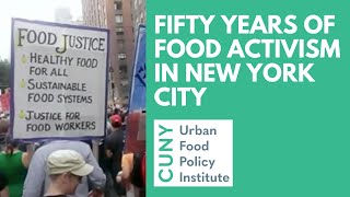 Fifty Years of Food Activism in New York City: Lessons for City and State Food Politics and Policy