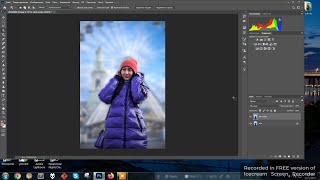 Как размыть фон в фотошоп