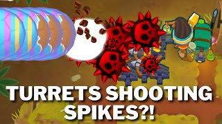 These SHOOTY TURRETS Use SUPER MINES! Bloons TD 6