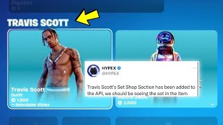 LA SECCIÓN DE TRAVIS SCOTT ESTÁ EN LA API ES MEJOR O NO RECORDAR QUE PASÓ CON KRATOS… cuando saldrá?