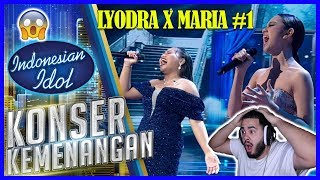 LYODRA X MARIA - NEVER ENOUGH - (Loren Allred)- KONSER KEMENANGAN - Indonesian Idol 2020 Reaction!