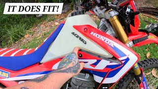 CRF250L - How To Fit Acerbis Fuel Tank