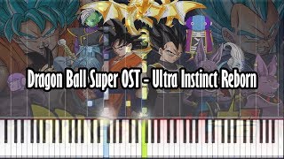 Dragon Ball Super OST - Ultra Instinct Reborn - Piano Tutorial - Synthesia