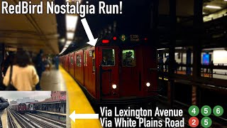 ⁴ᴷ⁶⁰ Vintage Restored 1960s R36ML "Redbird" Subway Cars 9542-9543 on a Nostalgia Run (2023)