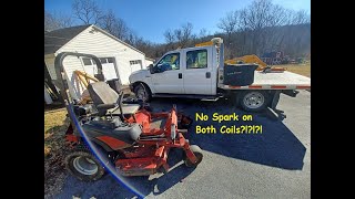 No Spark on both Coils   Zero Turn Mower