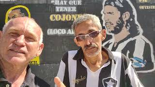 Carlos "Papel" fala da alegria de ver o Botafogo na final da Libertadores e líder do Brasileirão