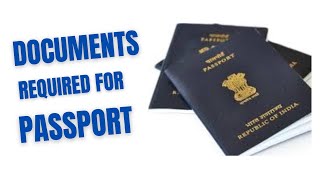 Documents Required for Passport | passport banwane ke liye kaun se documents chahiye