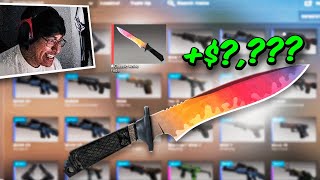 HE UNBOXED A KNIFE WITHOUT KNOWING?!