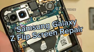 Samsung Galaxy Z Flip Screen Repair #samsung #phonerepair #zflip #screenrepair #stinkyturtle2 #phone