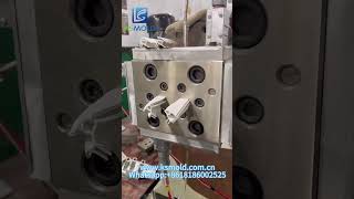 Double Cavities PVC Profile Extrusion Mold Flow Testing