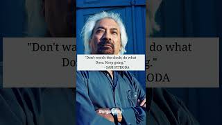 Don't watch the clock.#007 #sampitroda #quotes #motivation #shorts #viral