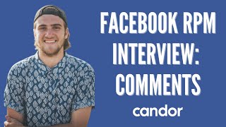 Facebook RPM Interview: Comments Are Down 10%