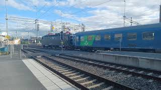 SJ Euronight mot Berlin hbf avgår från Stockholm C