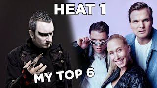 🇳🇴 Melodi Grand Prix 2024 - Semi Final 1 - My Top 6 (with comments)