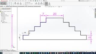 Solidworks 2D Çizim Uygulaması No:4