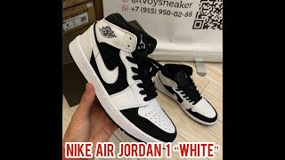 Jordan 1 черно-белые