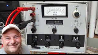 FLUKE 891A DC Differential Voltmeter 1968 test teardown