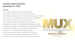 McEwen Mining Investor Day Webcast