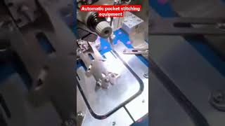 Amazing Technology and Machines | Automatic pocket stitching equipment