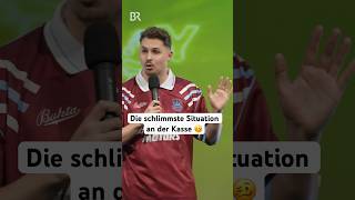 Die schlimmste Situation an der Kasse | Fabian Lampert | BAYERN 3 Comedy-Stage | #shorts