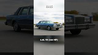 Evolution of Lincoln Town Car (1981~2011) #iconicdesign