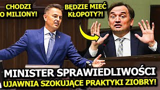 MINISTER SPRAWIEDLIWOŚCI UJAWNIA SZOKUJĄCE PRAKTYTKI ZBIGNIEWA ZIOBRY! WYDAWAŁ MILIONY NA LEWO?!