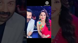 Sunny Deol and Madhuri Dixit #sunnydeol #madhuridixitnene #istarahaashiquika song viral  #ytshorts