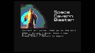 Amiga - Space Cavern Blaster v0.1  Tech Demo 2023 (FULL DEMO)