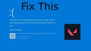 Valorant Blue Screen vgk.sys Error Fix Method