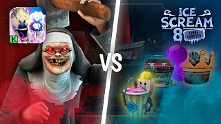 Ice Scream 8 - All Kids’ Traps Skin VS Evil Nun! (Complications)